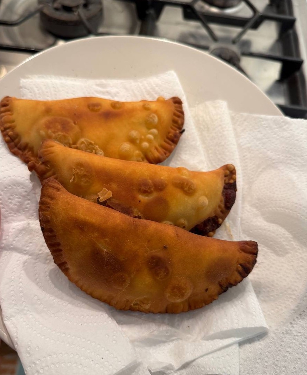 чебуреки с курицей