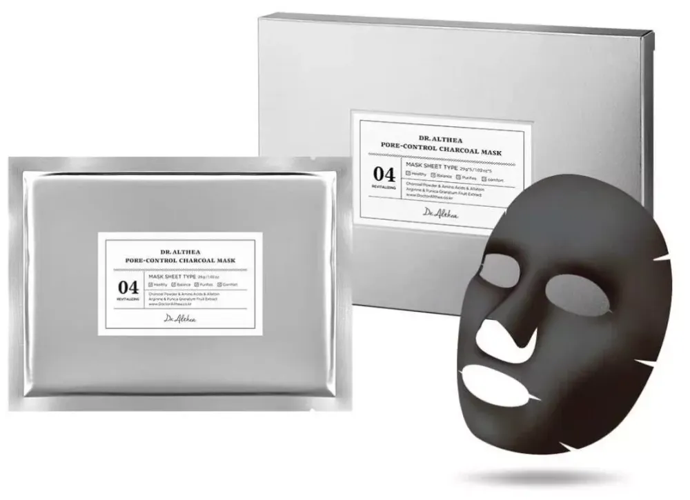 Тканевая маска для лица Dr.Althea Pore-Conrtol Charcoal Mask