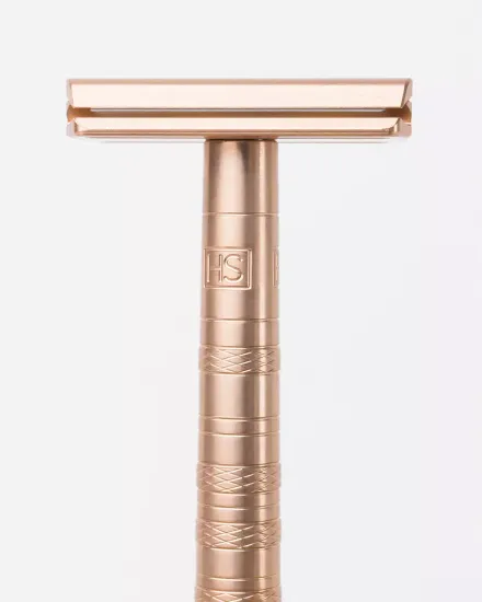 Т-образная бритва (станок) Henson Shaving AL13 v2.0, медная, Mild