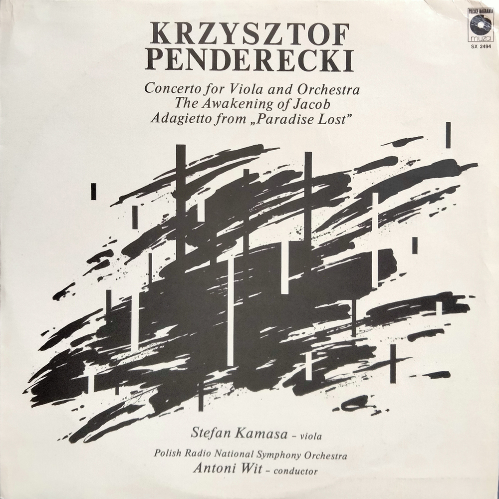 Krzysztof Penderecki / Concerto For Viola And Orchestra (LP)