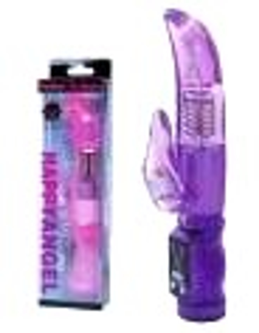 BW-037020 Вибратор с функцией вращения с батарейками (Purple)