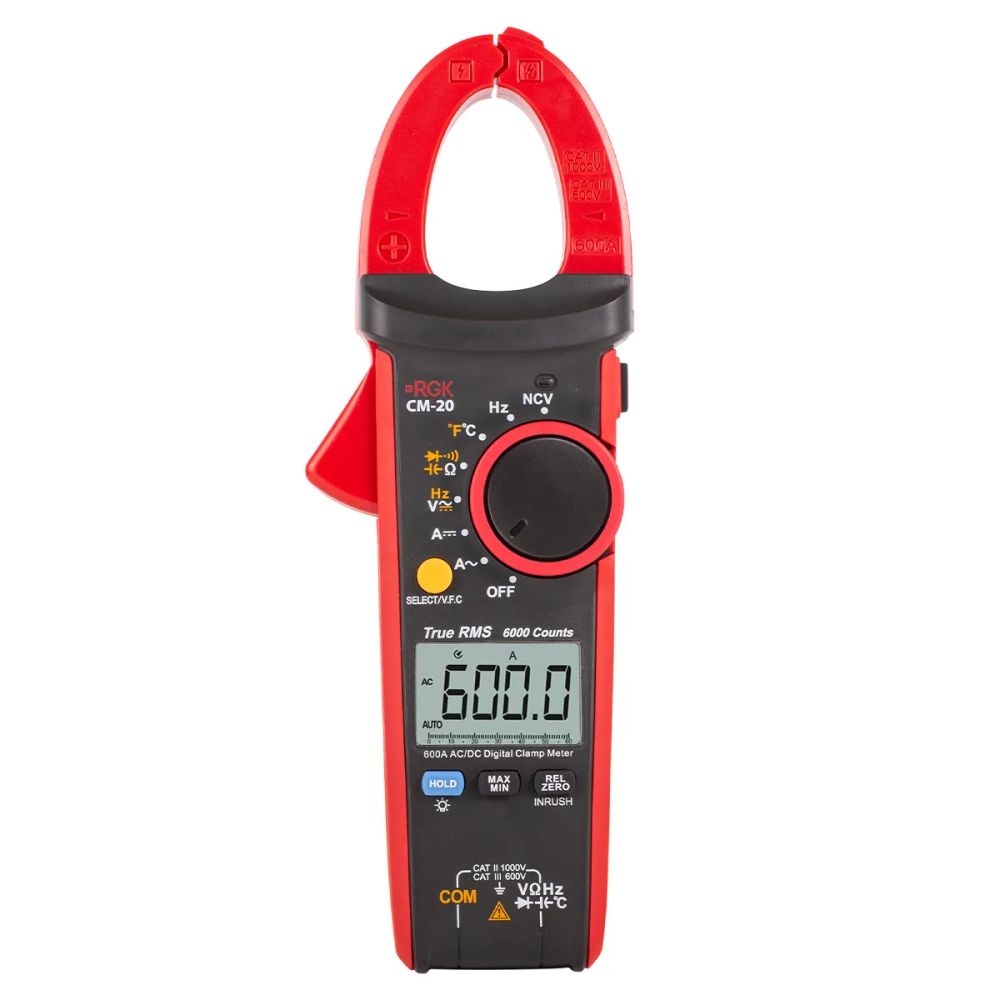 Токовые клещи RGK CM-20 с поверкой, RGK