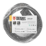 Шнур сетевой Energy Series, ПВС, 3 м, 3 x 1,5 мм, с неразборной вилкой, черный, Denzel — фото 6