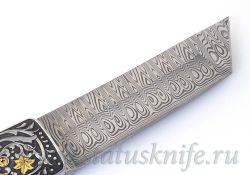 Нож Paolo Gidoni Engraver Erik Ansaldi Samuraiфотография - 6