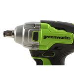 Гайковерт ударный аккумуляторный Greenworks GD24IW, 24V, бесщеточный, без АКБ и ЗУ