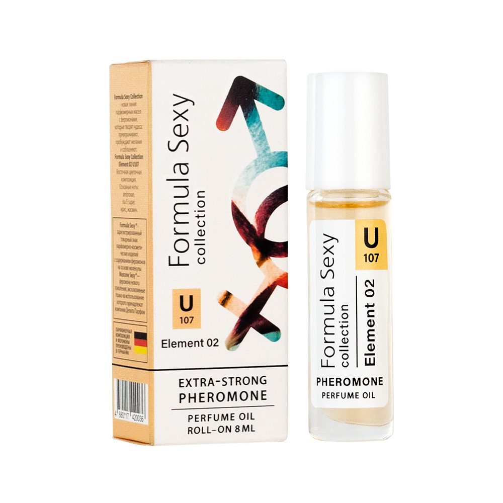 Парфюмерное масло с феромонами Formula Sexy Collection Element 02 U107 (Формула Секси Коллекшн Элемент 02 U107) – 8ml