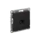 Розетка телефонная RJ11 Systeme Electric AtlasDesign Карбон ATN001081