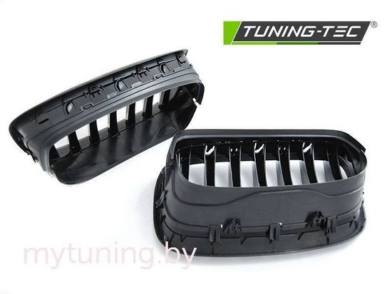 Решетка радиатора GLOSSY BLACK для BMW X5 E70 X6 E71  08-