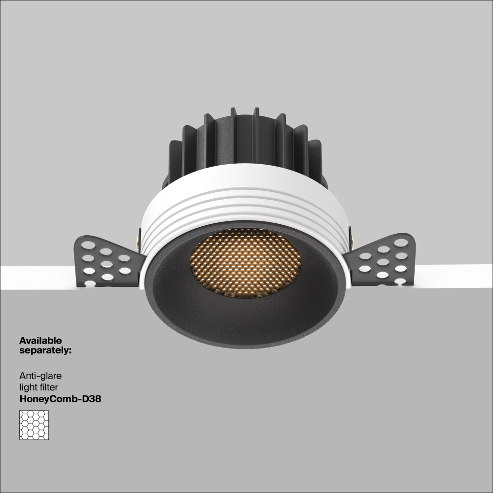 Встраиваемый светильник Technical DL058-12W3K-TRS-B