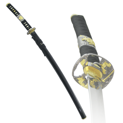 Меч Катана классическая, черные ножны (Art Gladius)