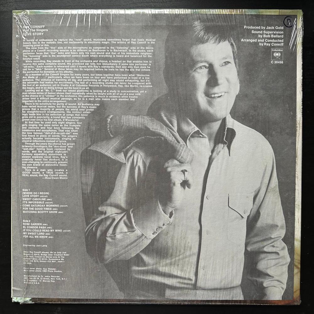 Ray Conniff And The Singers- Love Story (США 1970г.)