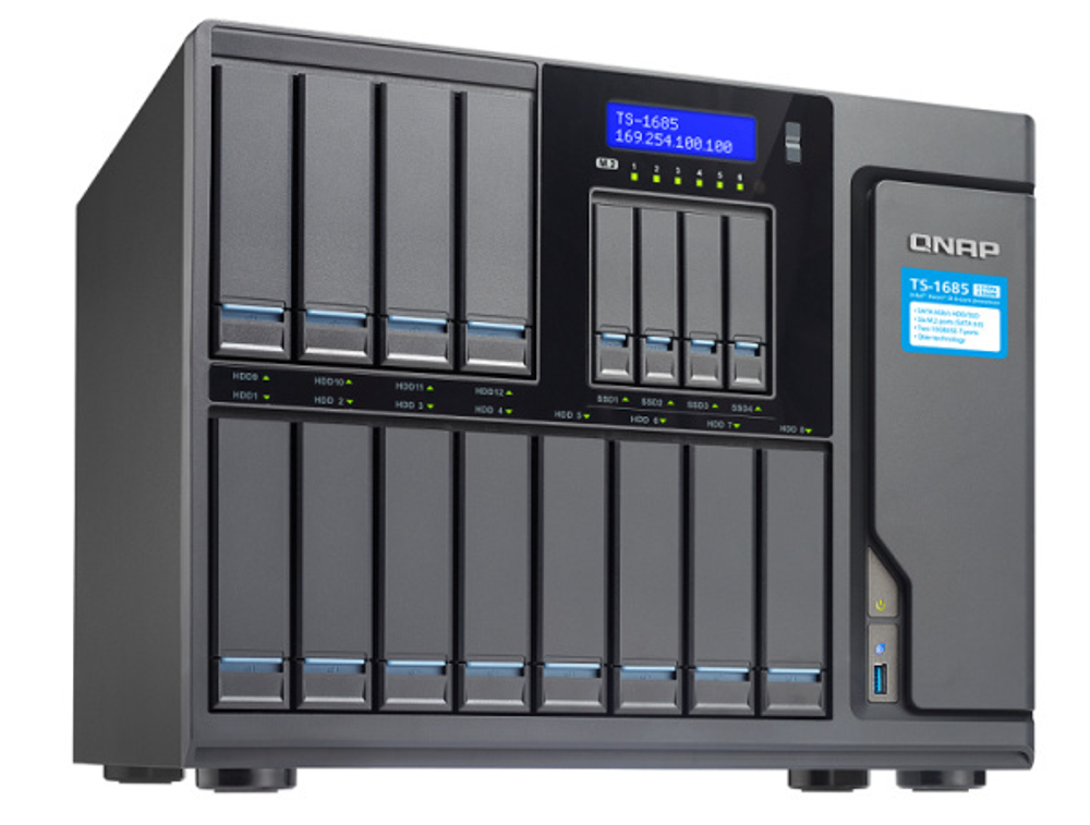 Сетевой RAID-накопитель QNAP  TS-1685-D1531-16G