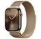 Часы Apple Watch Series 10, 46 мм, титан золотого цвета, миланский сетчатый браслет