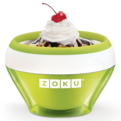 Мороженица ice cream maker зеленая