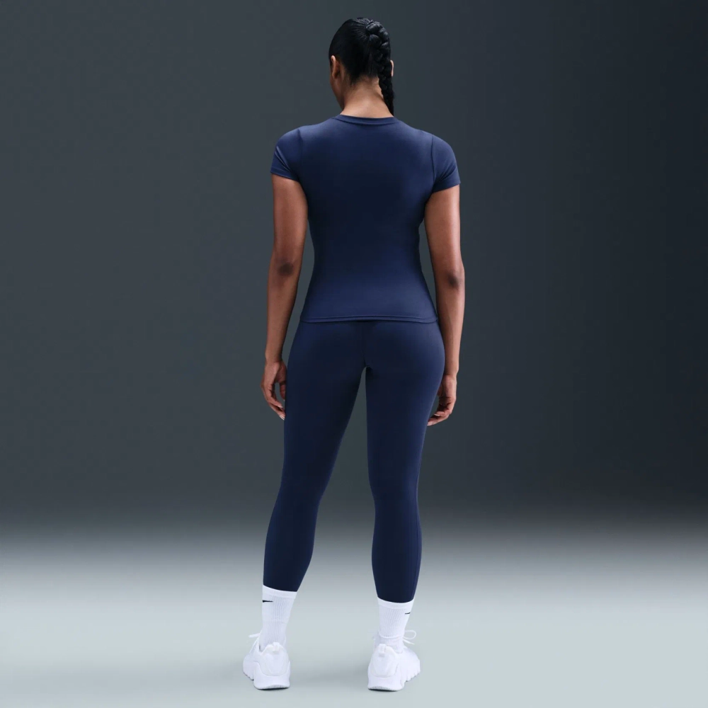 IM9638-410 Футболка тренировочная Nike One Fttd Ss Top W