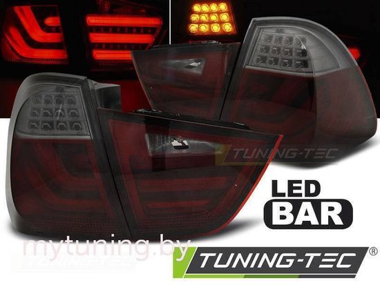 Задние фонари для BMW 3 E91 Touring (09-11) LED Red Smoke