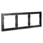 Рамка пластиковая на 3 поста, (титан) Voltum S70 VLS100306