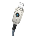 USB-A - Lightning Кабель Baseus Unbreakable Charging+Data 2.4A 2m - Stellar White