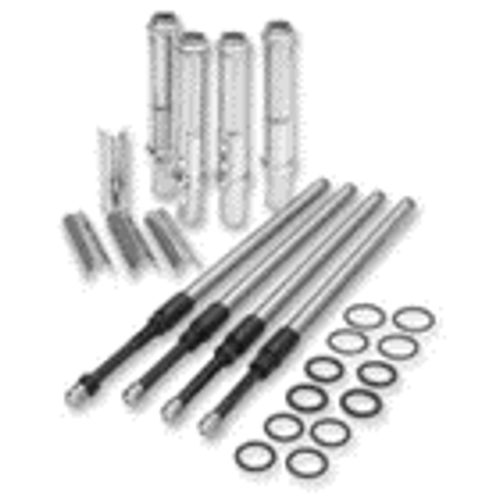 Quickee Pushrod Kit with Chrome Covers for TC models