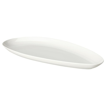 IKEA FRÖJDEFULL  (ИКЕА ФРÖЙДЕФУЛЛ)  -  Блюдо, белое, 40x19 см