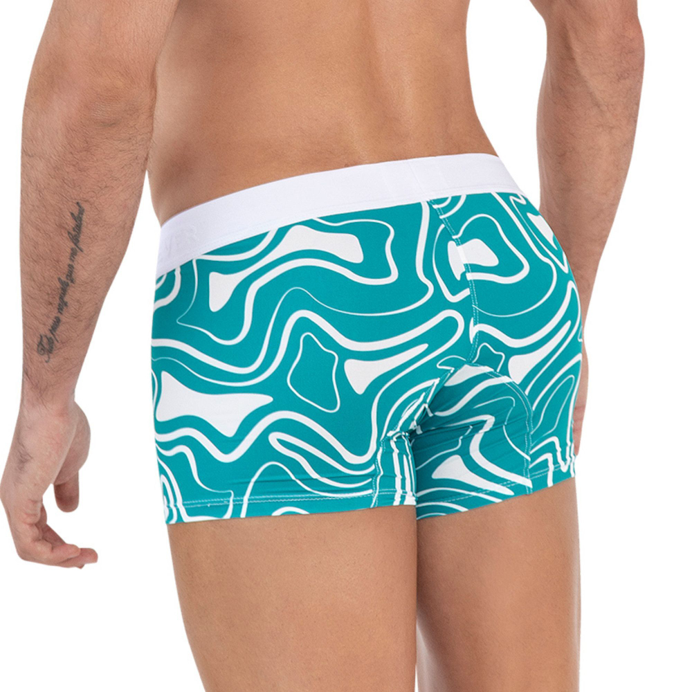Бирюзовые трусы-хипсы с принтом Dynamic Trunks (Размер: M) (Цвет: бирюзовый)