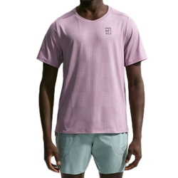 Мужская теннисная футболка Nike Court Advantage Dri-Fit — light violet ore/black