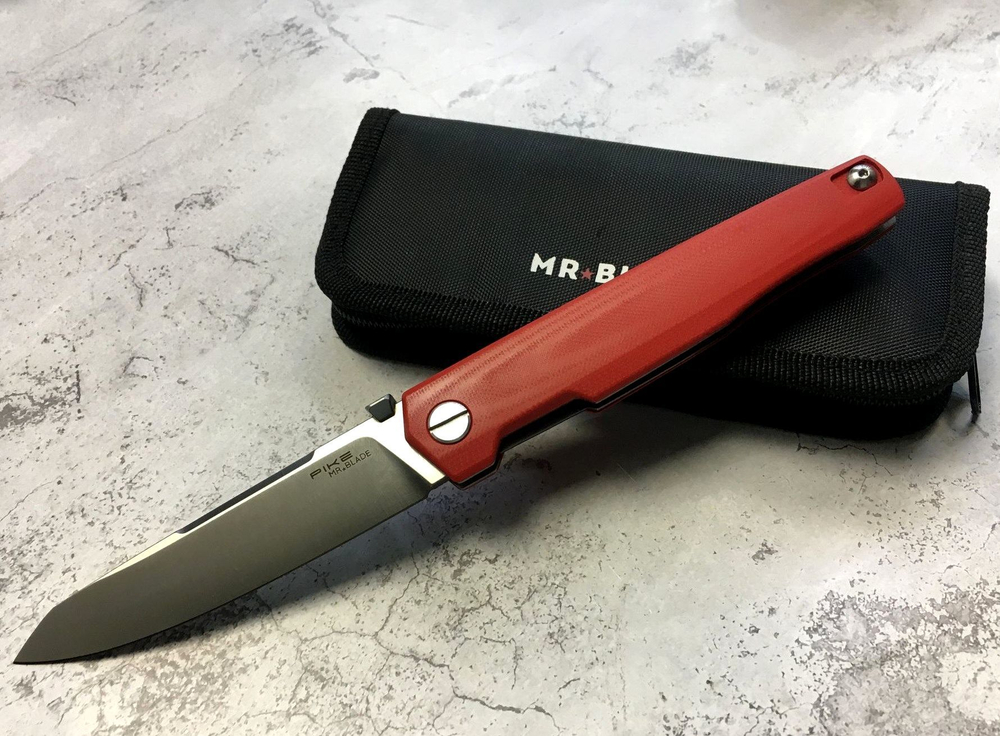Раскладной нож Pike, Red Mr.Blade, сталь D2, MB026