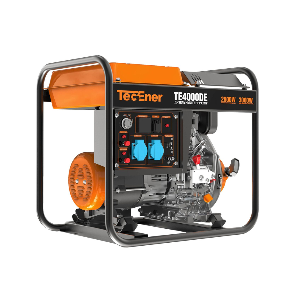 Дизельный генератор TecEner ТЕ4000DE