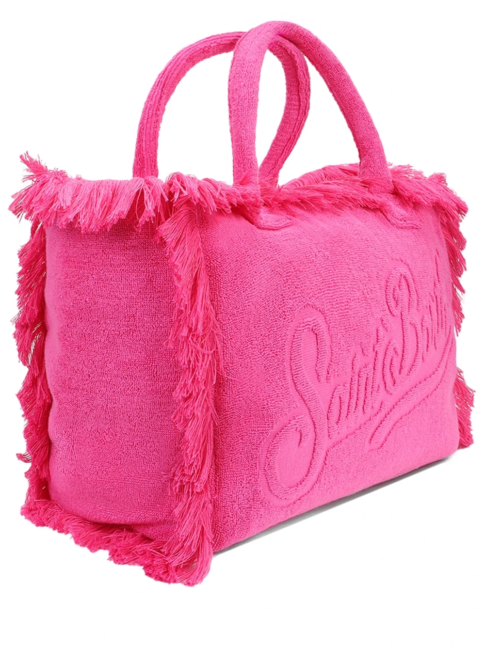Пляжная сумка Saint Barth Vanity terry розовая