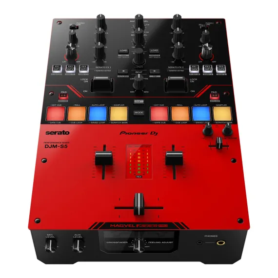 Pioneer DJM-S5 Black Red
