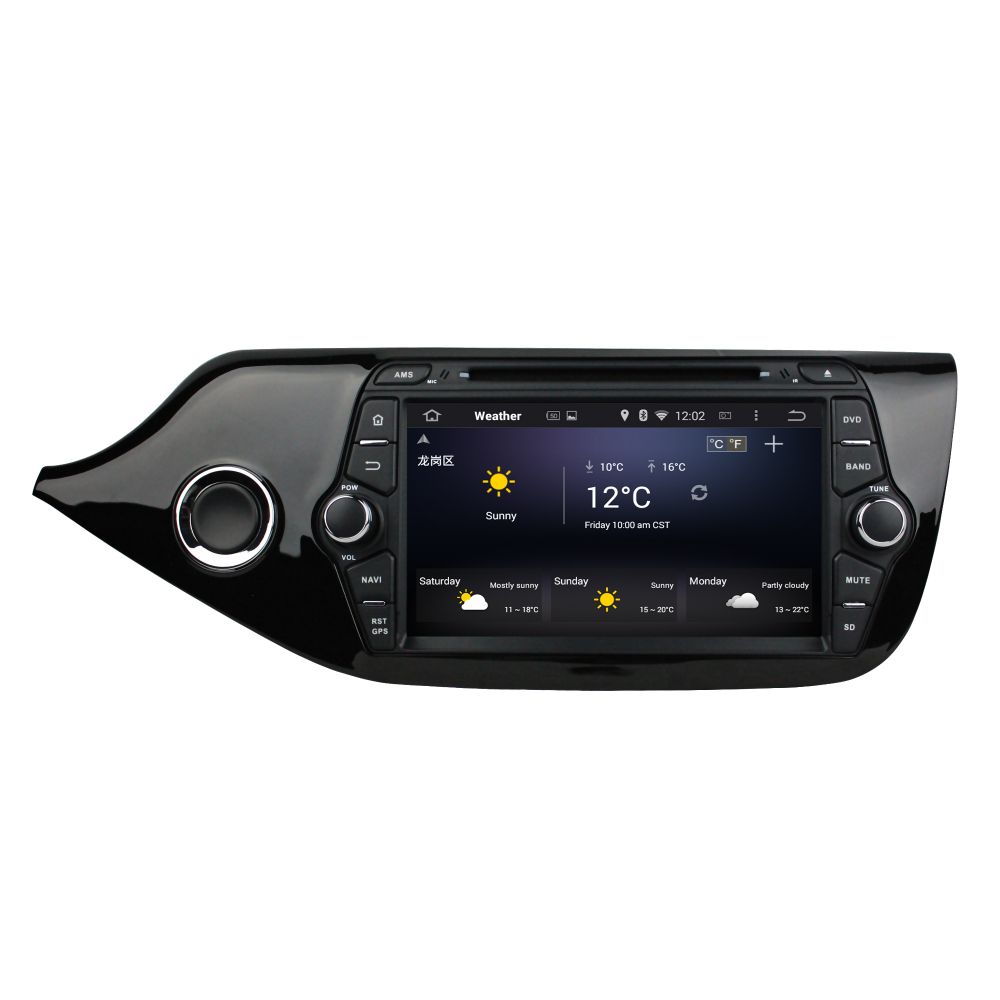 Установочный комплект для KIA Ceed II 2012+ (рамка глянец)  KUBERG KD-8055-P6