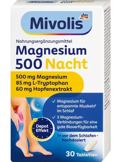 Магний 500ед. ночной Депо, 30 шт, 43 г.