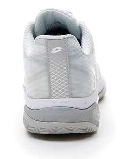 Женские Кроссовки теннисные Lotto Mirage 300 Clay - all white/silver metal 2