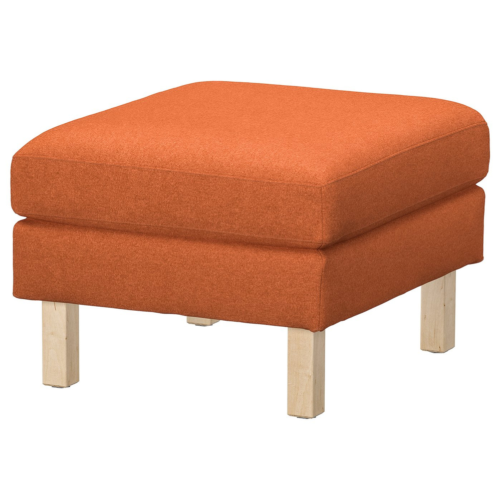 IKEA SALTSJÖBADEN  (ИКЕА САЛТШЁБАДЕН)  -  Чехол на пуф - Тонеруд красно-коричневый