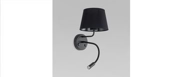 Настенный светильник с тканевым абажуром 1*E27/1*G9 10081 чёрный Maja TK Lighting.