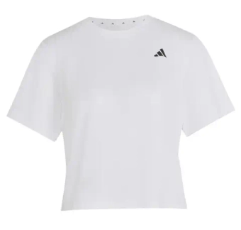 Женская теннисная футболка Adidas Power Essentials Big Graphic - white