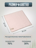 Салфетки для уборки из микрофибры тряпки впитывающие 30х30