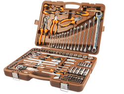 OMT143SL Набор инструмента универсальный 1/4", 1/2"DR, 143 предмета