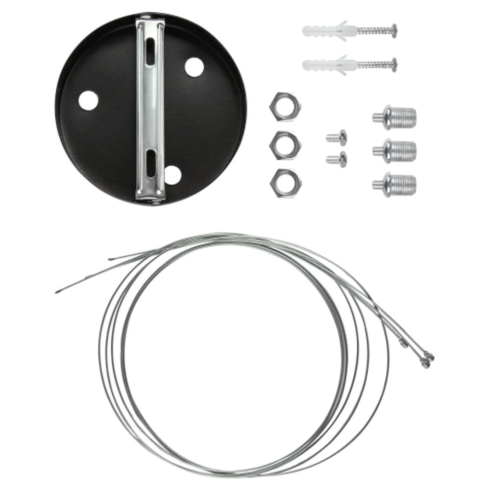Светильник LED ЭРА Geometria SPO-132-B-40K-088 Ring 88Вт 4000К 8200Лм 800*800*80 черный подвесной драйвер внутри | Декоративные светильники Geometria