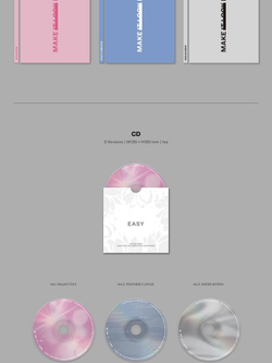 Альбом LE SSERAFIM - EASY 3rd Mini Album 3 Version SET