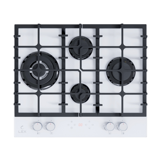 Lex GVG 646T WH Варочная поверхность газовая