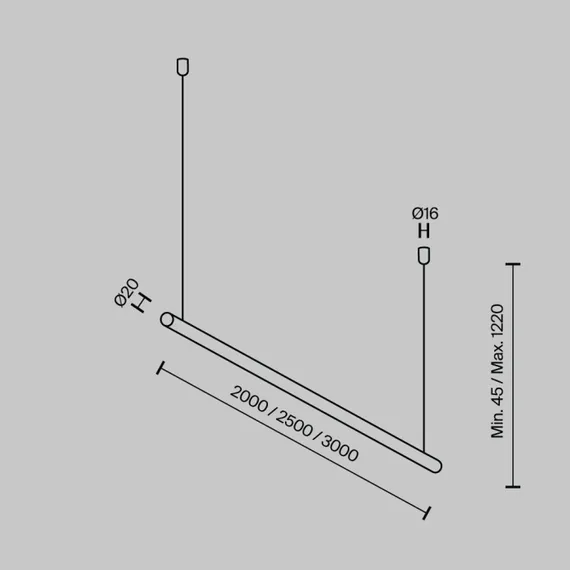 Подвес для штанги Accessories for system Parity TRA130SWK-B Maytoni