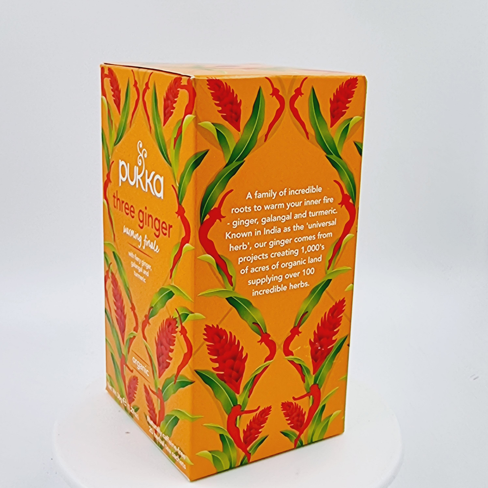 Чай травянной Pukka Three Ginger, 20 пакетиков, 50 г (из Финляндии)