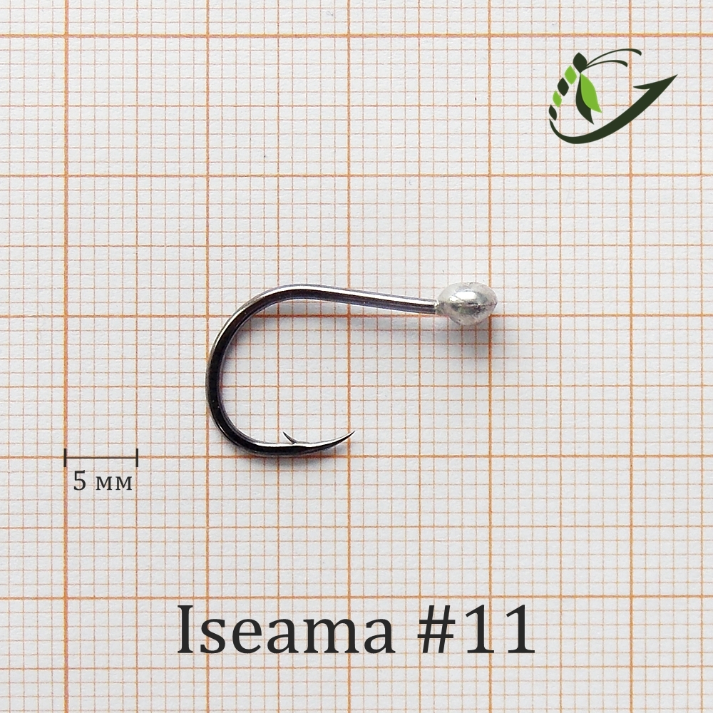 Крючок Iseama с напайкой (50 шт)