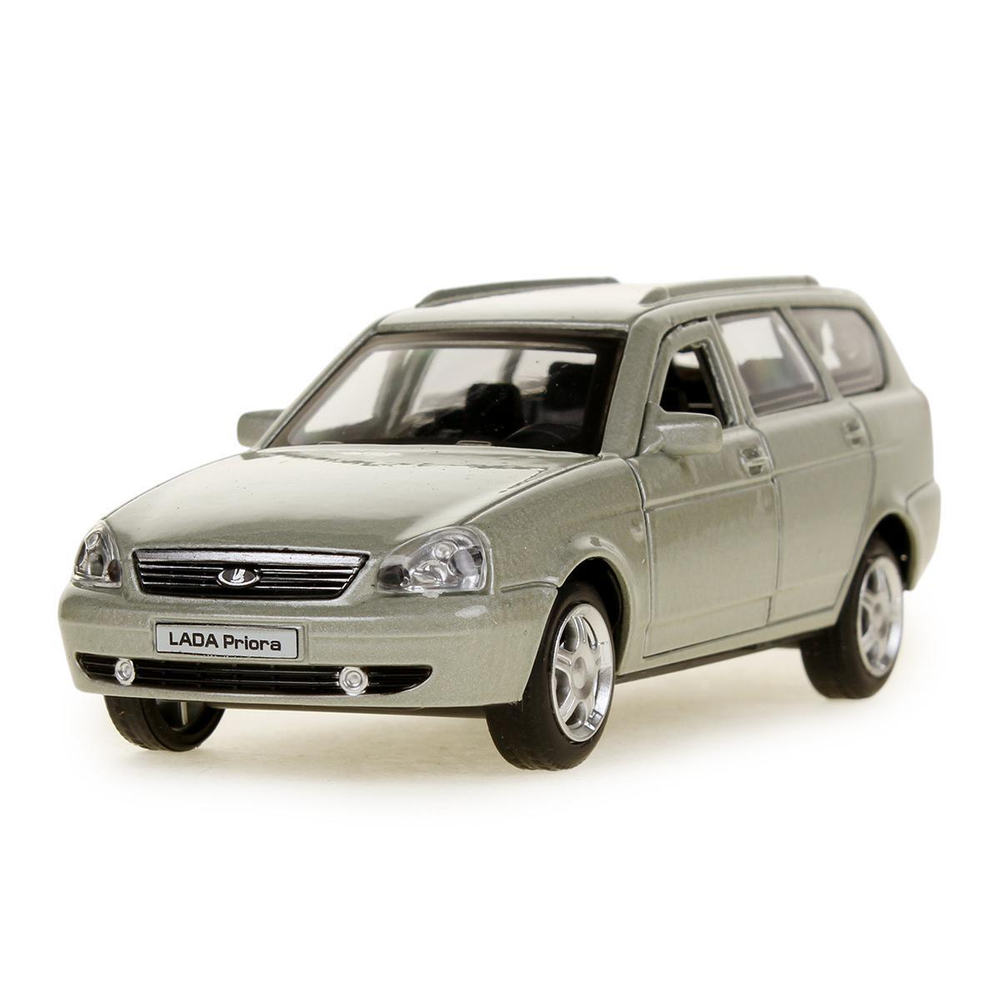 Модель ин. мет. "Lada 2171 Priora" 12см, открыв. двери, багажн. бежевый PRIORAWAG-12-BN (Технопарк)