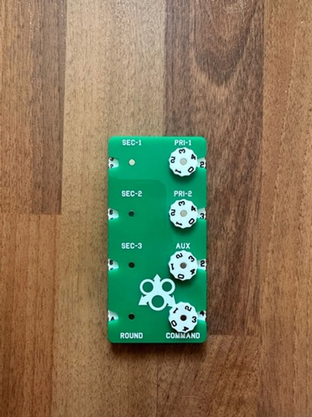 Big Counters Fraction Design. Light green