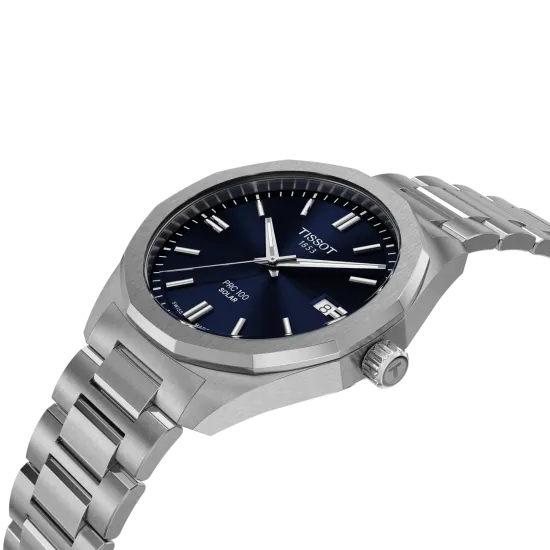 Tissot T151.422.11.041.00 швейцарские часы Tissot PRC 100 Solar 39 мм мужские