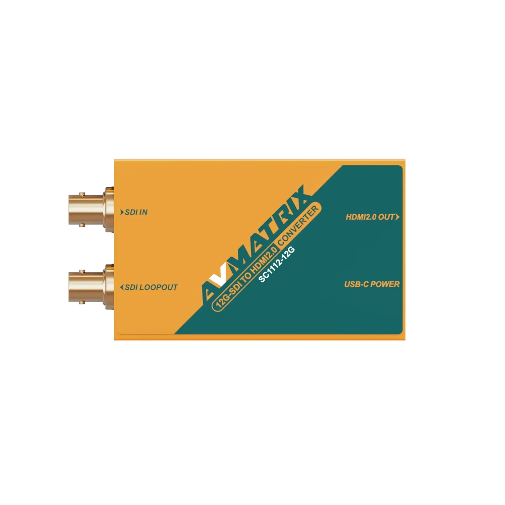 Конвертер AVMATRIX SC1112-12G сигналов 4K@60 12G-SDI в HDMI2.0