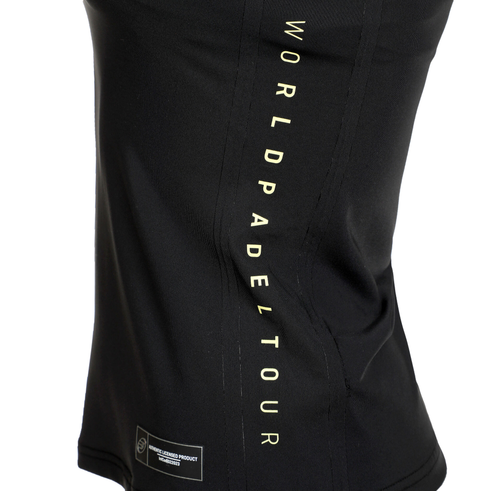 Женская теннисная майка Bullpadel Lican Tank Top Women - Black, Yellow