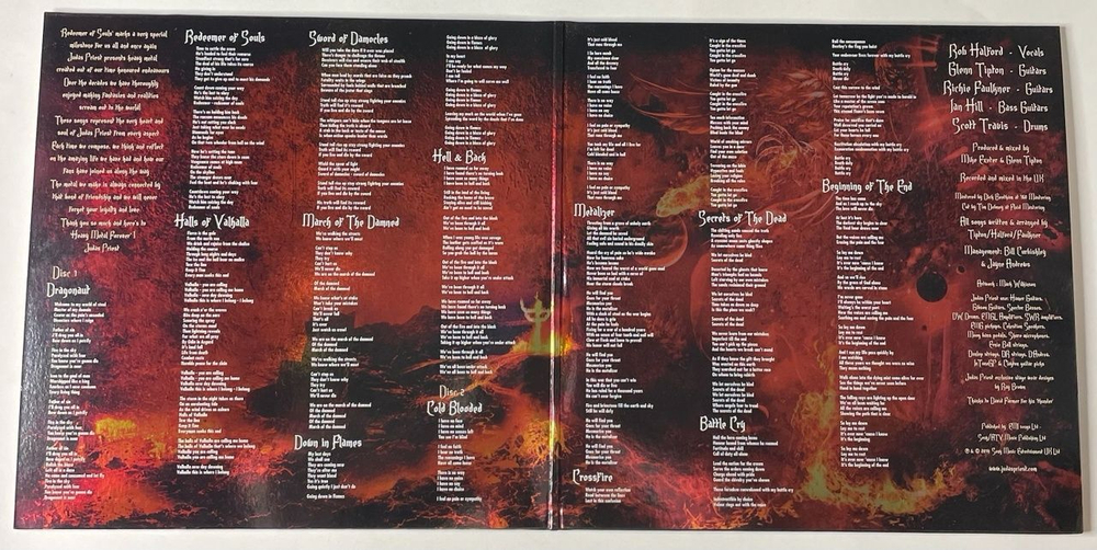 Винтажная виниловая пластинка LP Judas Priest Redeemer Of Souls (EU 2014)